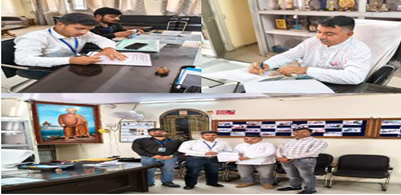 A MoU signed Between Ch.bansi lal govt college loharu and AWL metaberse for internship of students